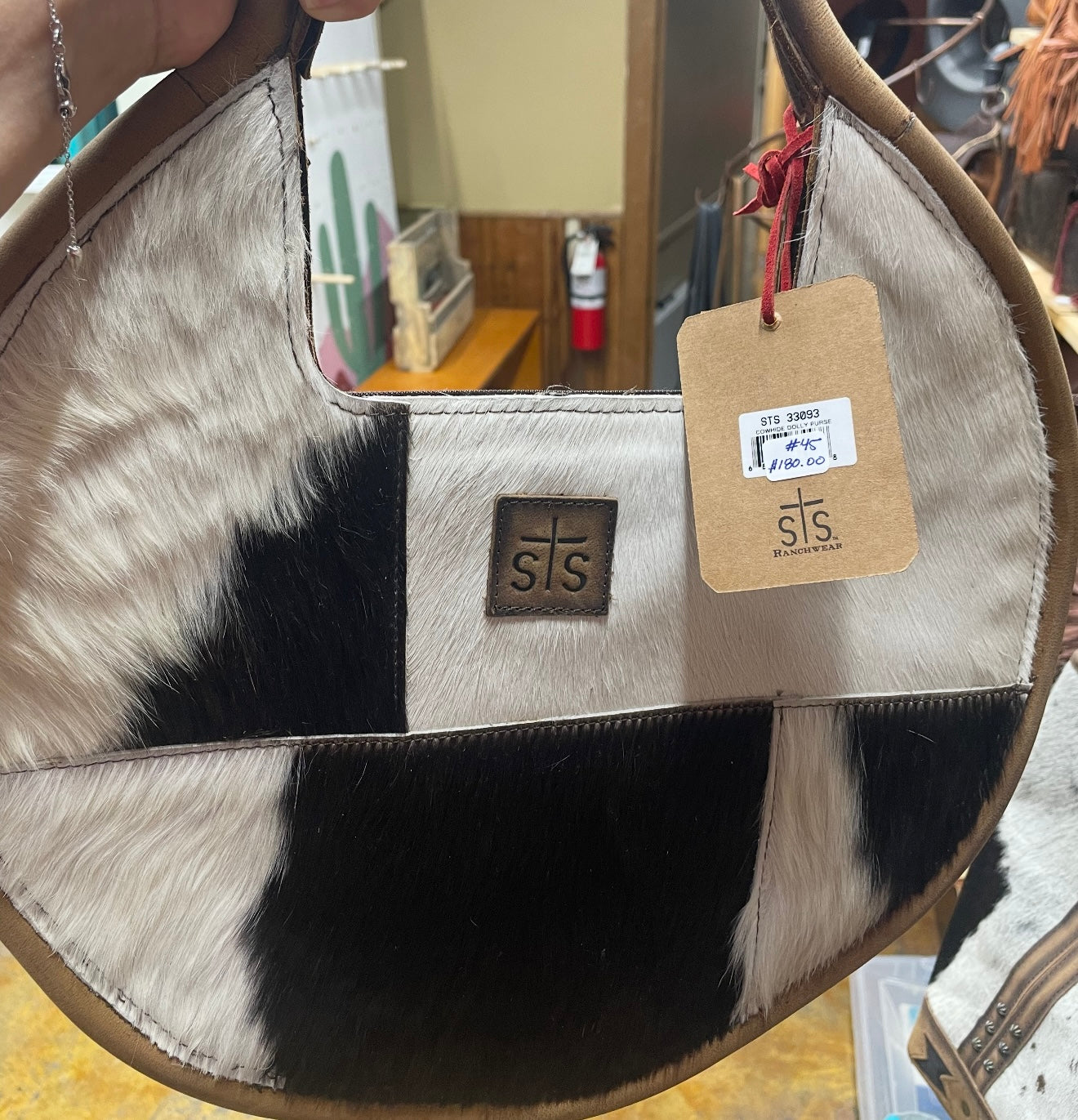 Cowhide Dolly Concealed Carry Purse 33093 STS Ranchwear