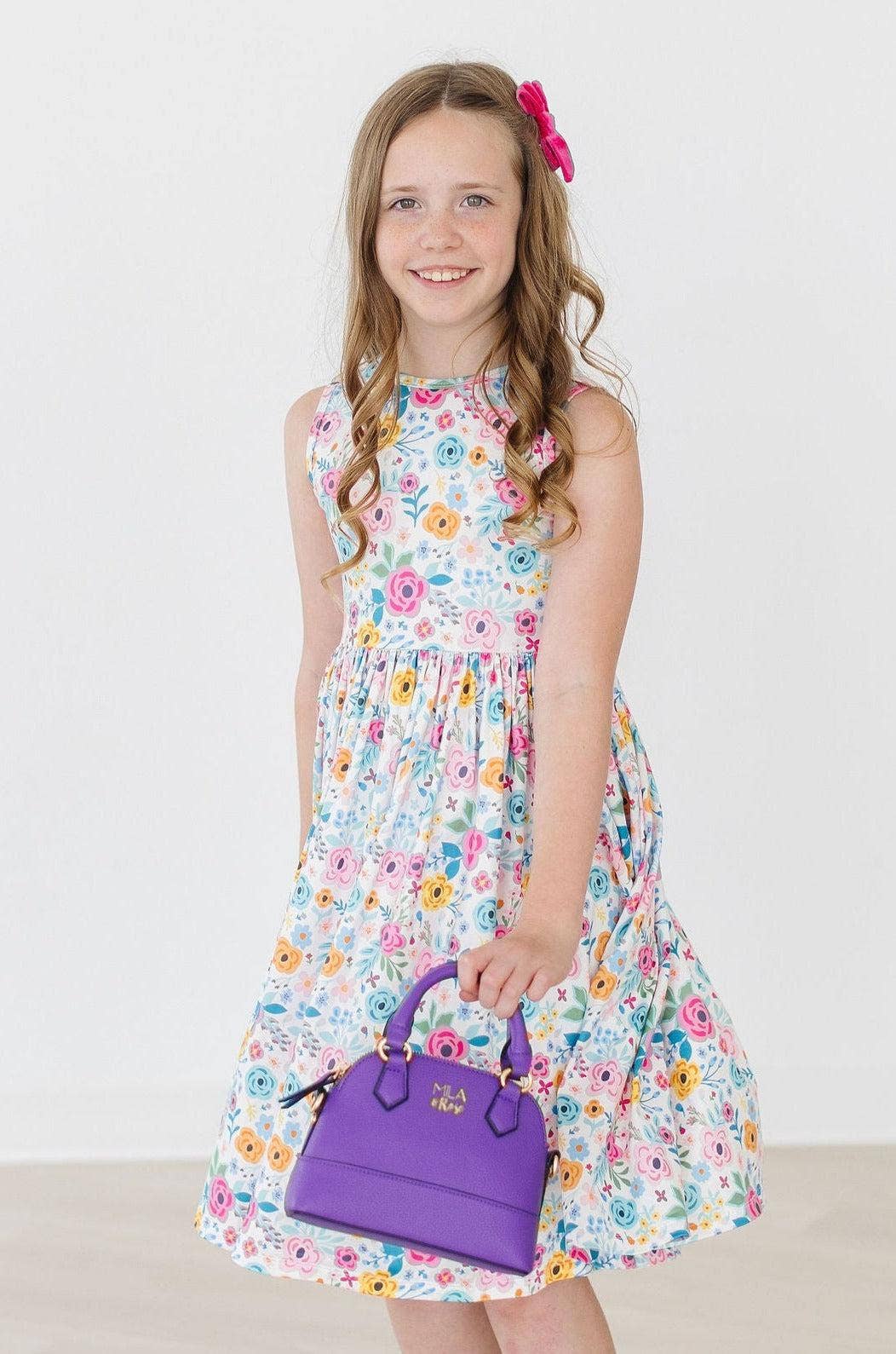 Purple Girl's Crossbody Purse Mila