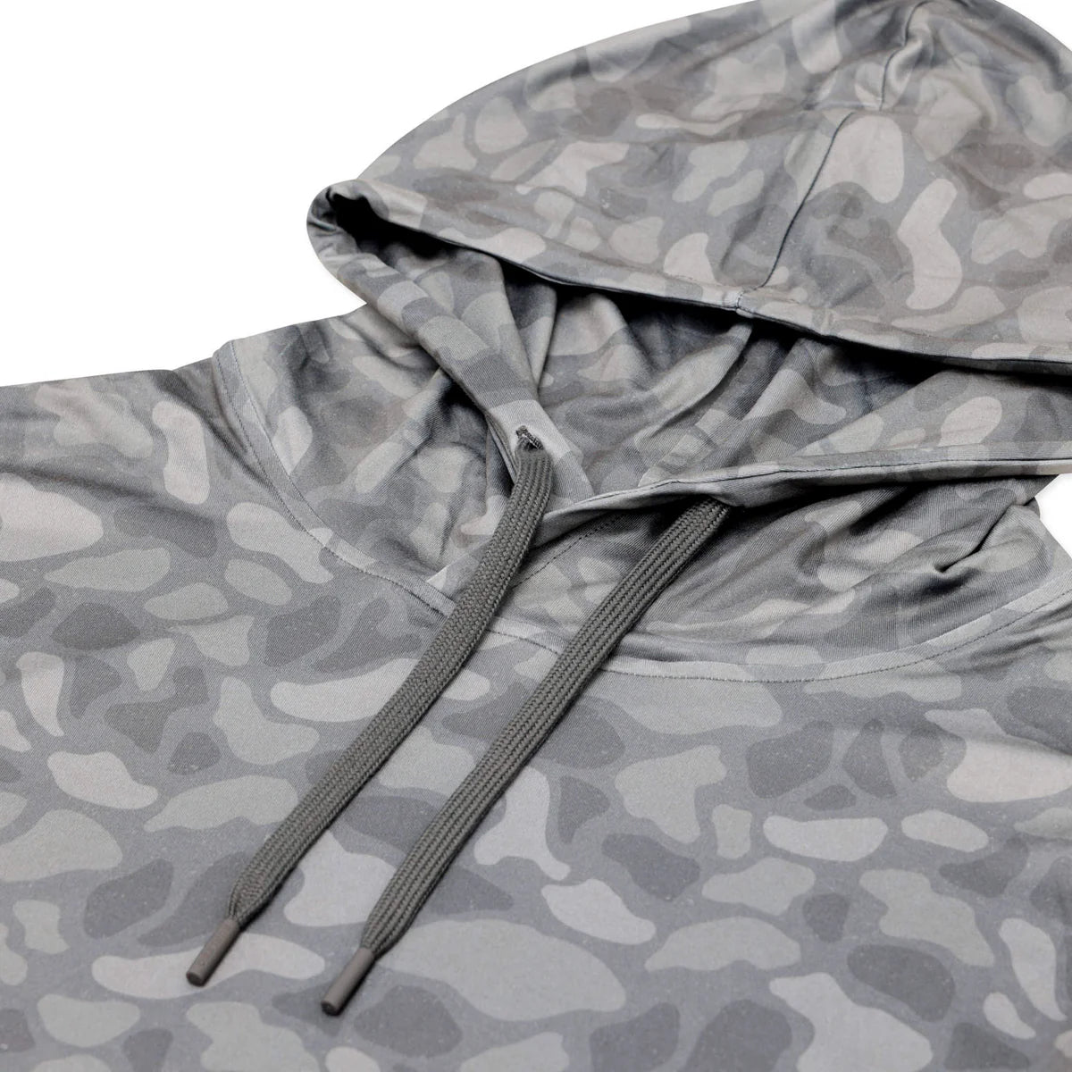 Stone Camo Performance Hoodie Burlebo with UPF 50 Sun Protection Tx