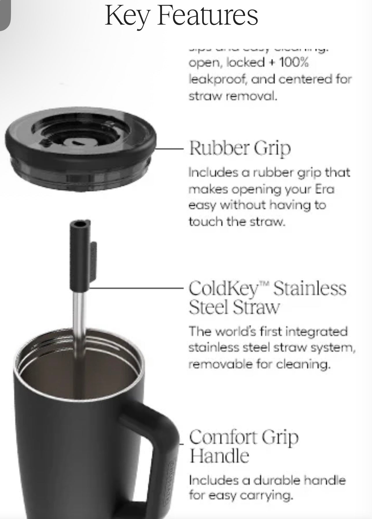 Brumate 30 Oz ERA Tumbler Leakproof with Straw