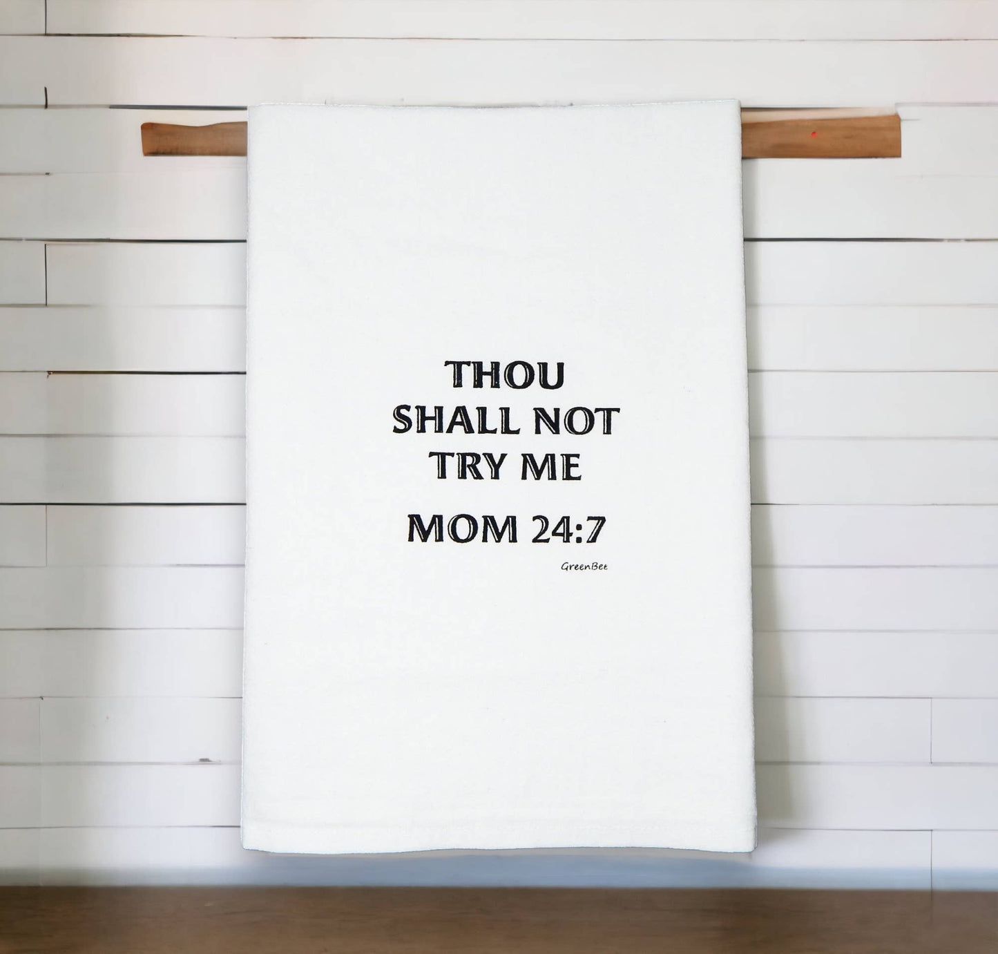 Mom Kitchen Towel | Tea Towels | Funny Dish Towels Green Bee