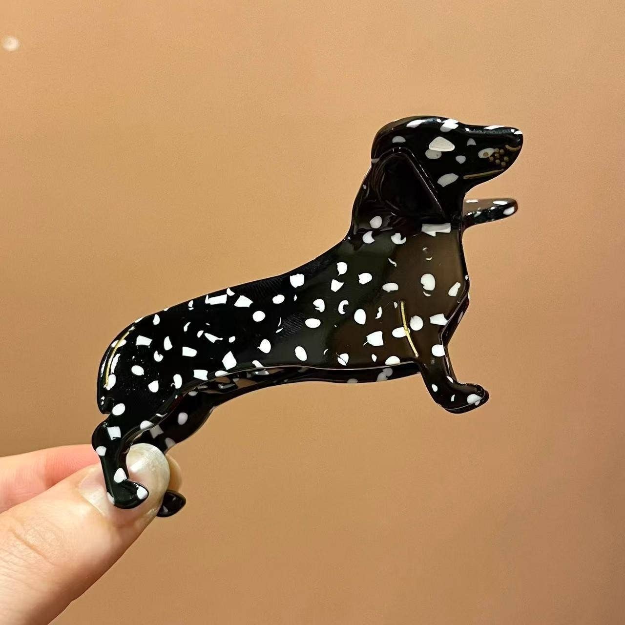 TRENDING DOG SERIES - DOG HAIR CLAW CLIPS | 40H1032: OFF WHITE
