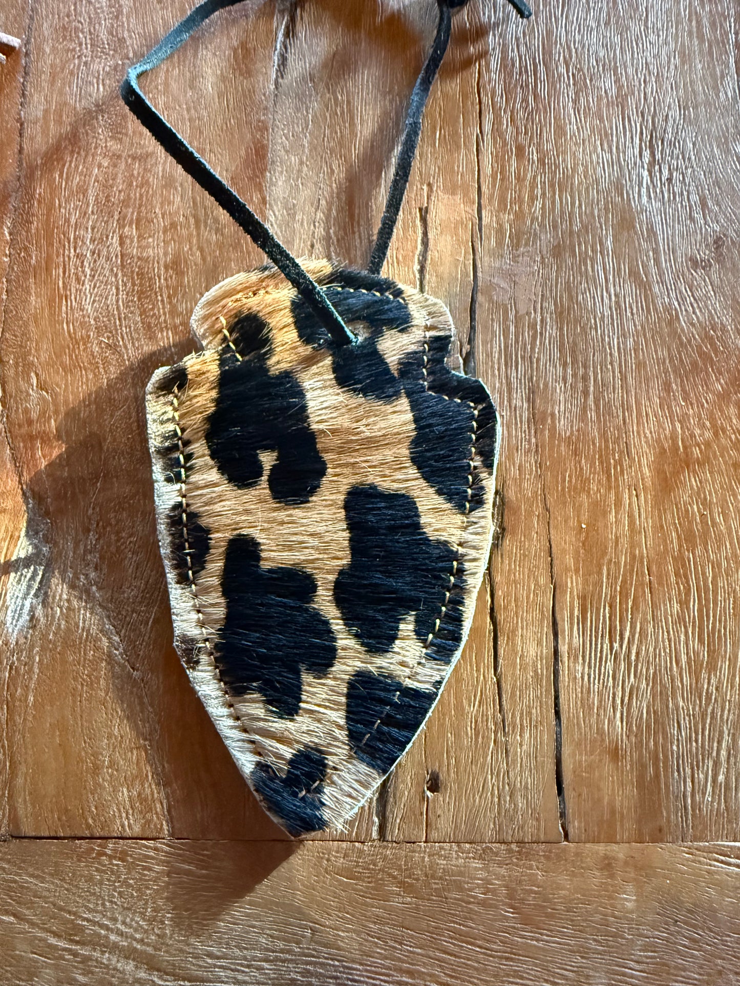 Leopard print Cow Hide Car Freshie