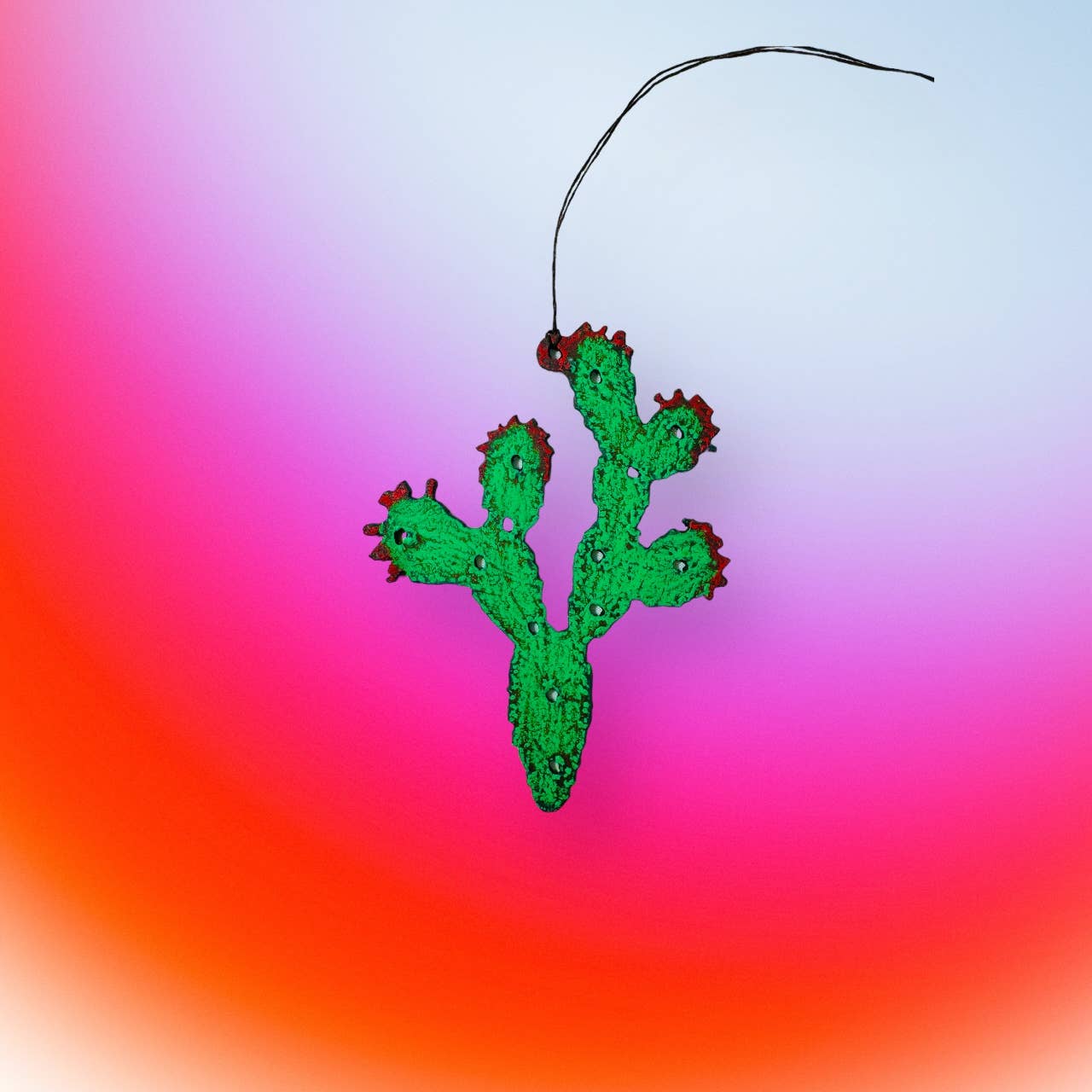 Prickly Pear ornament southwestern Arizona Desert holiday whimsie