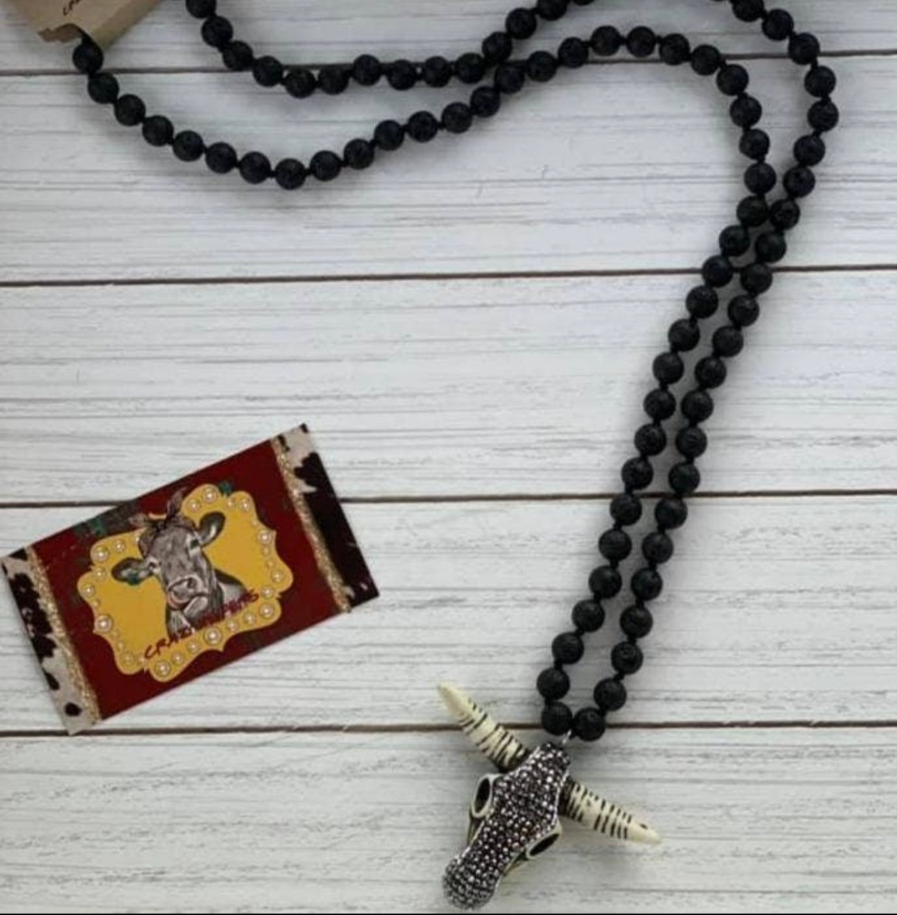 CHW Steer Head Necklace