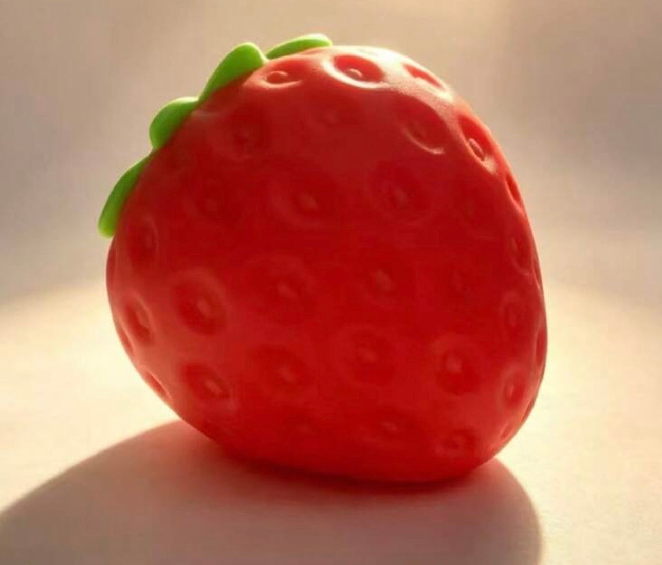 Large Strawberry Squishy Toy