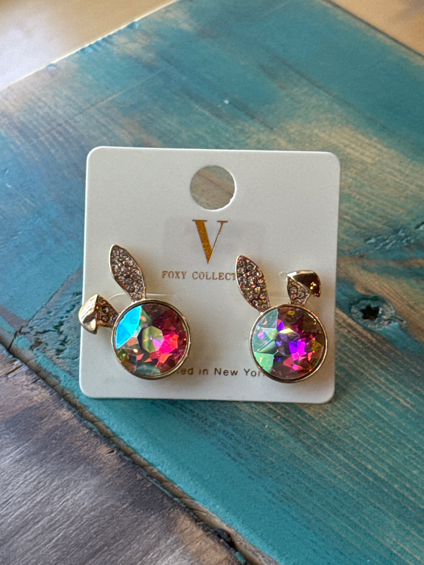 The Blinged Bunny V Foxy Earrings