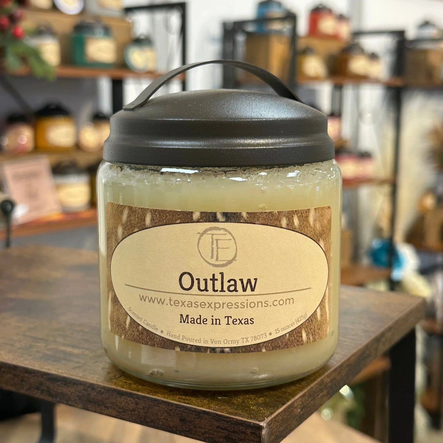 Outlaw Texas Expressions Candle 16 Oz
