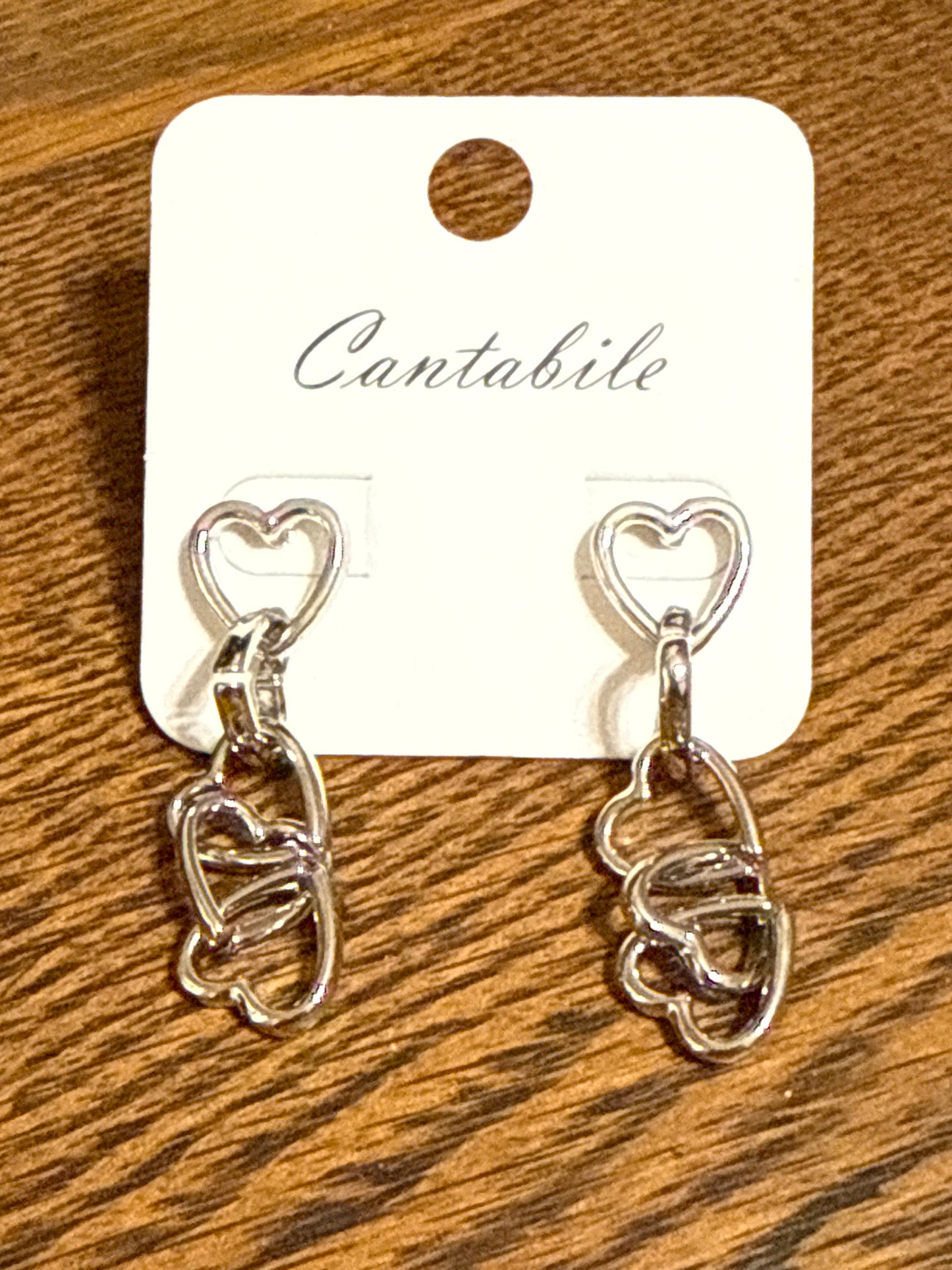 Heart Chain Earrings