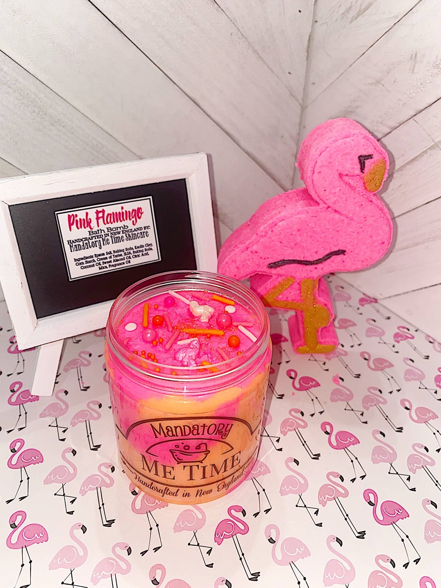 Pink Flamingo Summer Animal Bath Bomb Mandatory Me