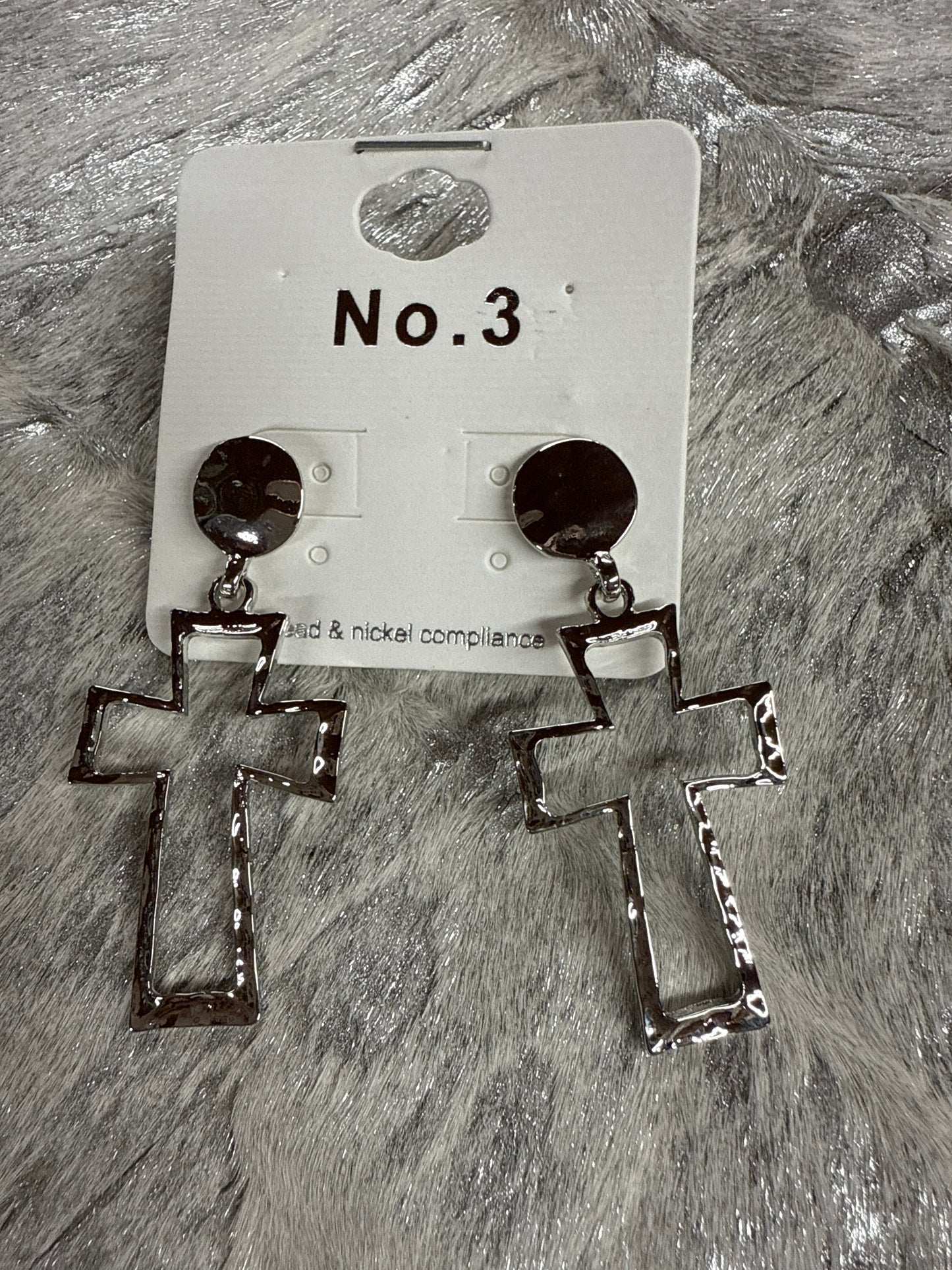 Cross Dangle Earrings