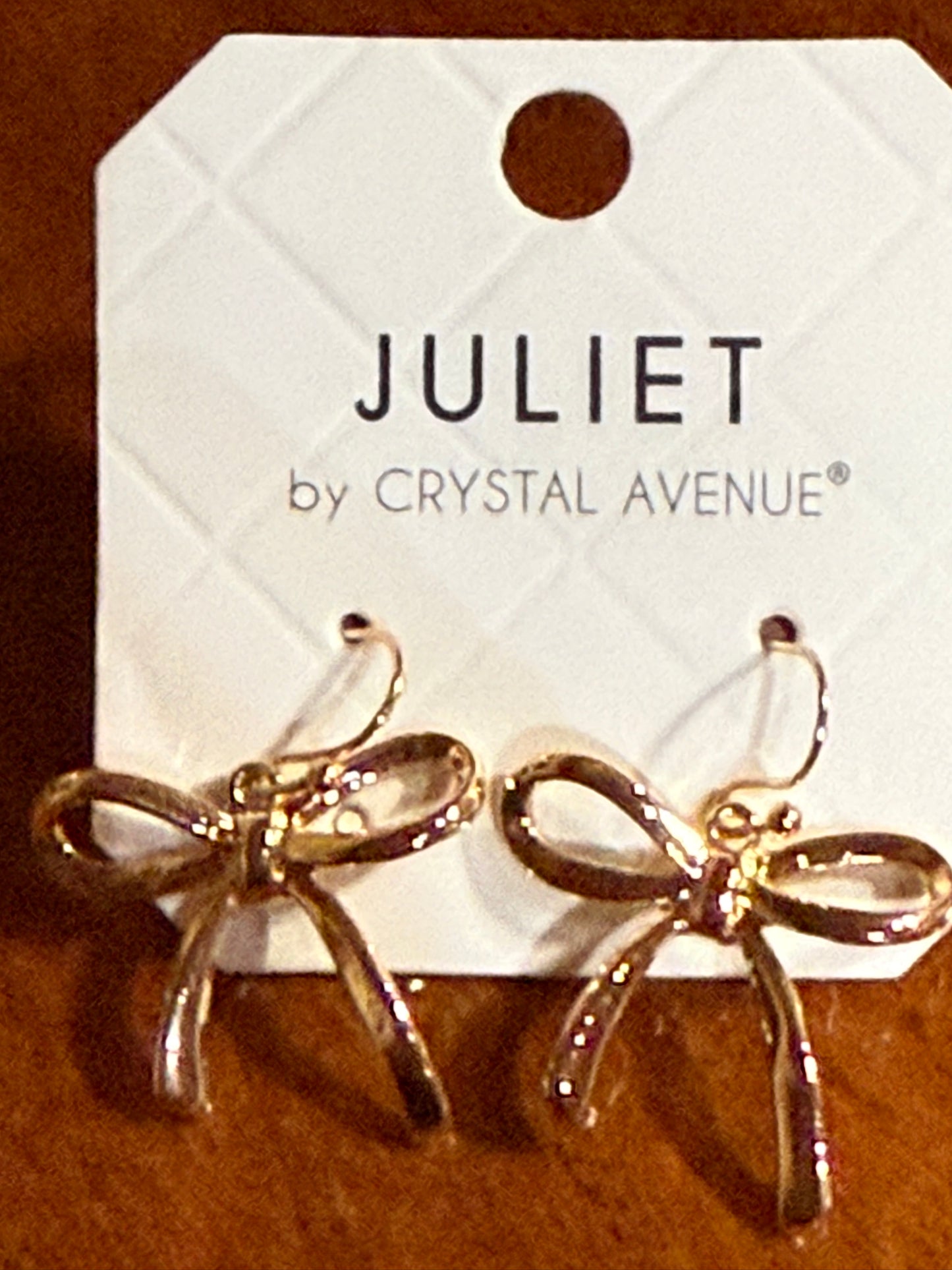 Gold Bow Earrings