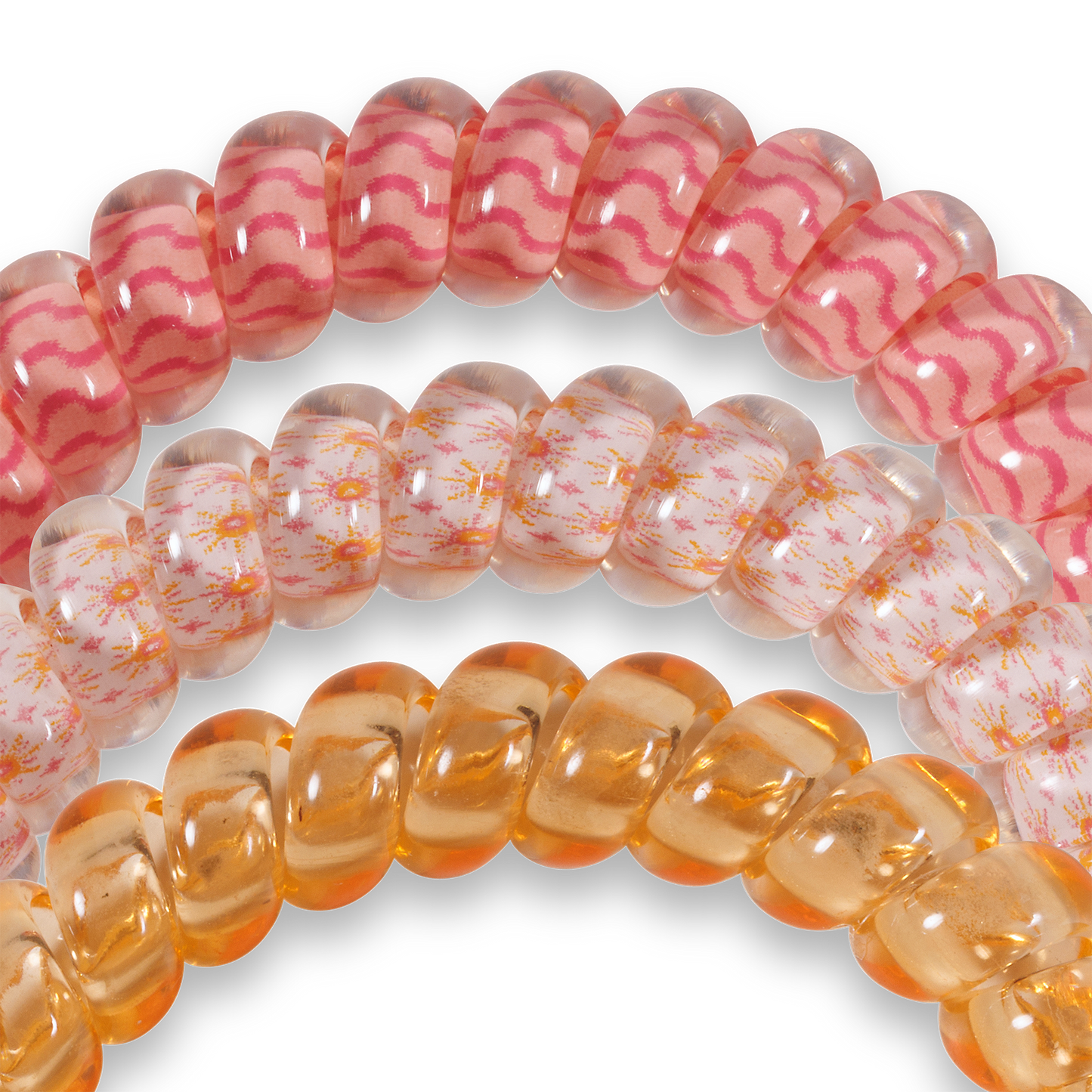 Spiral Hair Coil | Small | Sunny Days Ahead Teleties
