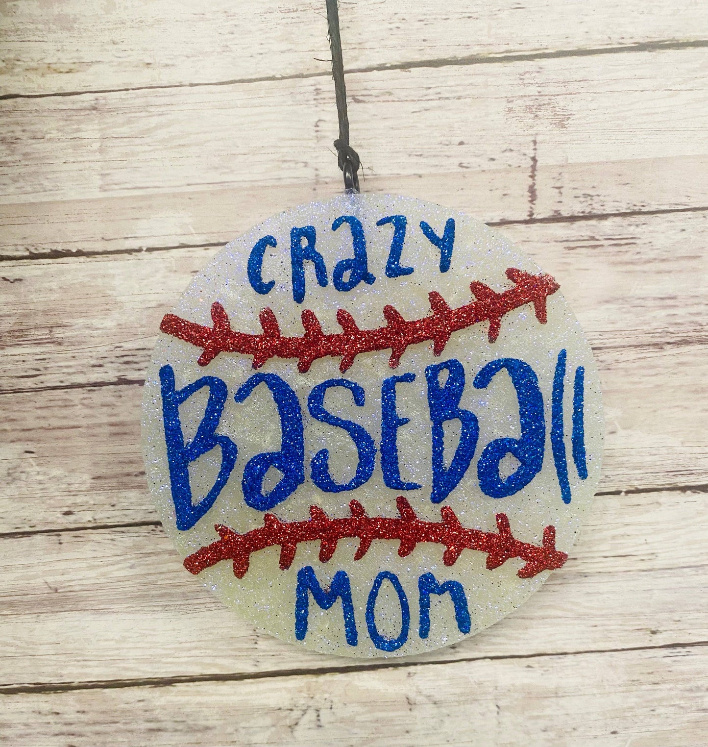 Crazy Baseball Mom: Cowboy - Black Frost & Leather
