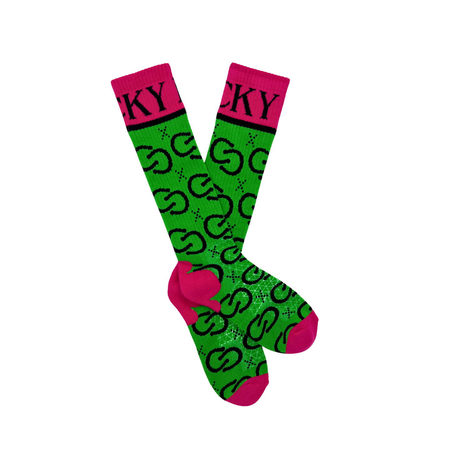 High Maintenance Cowgirl Kelly Green/Pink Lucky Chuck
