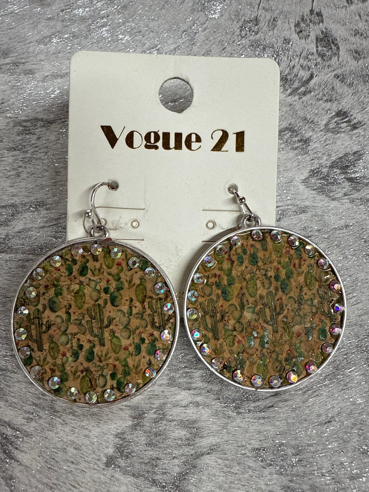 Venue 21 Cactus Bling Earrings