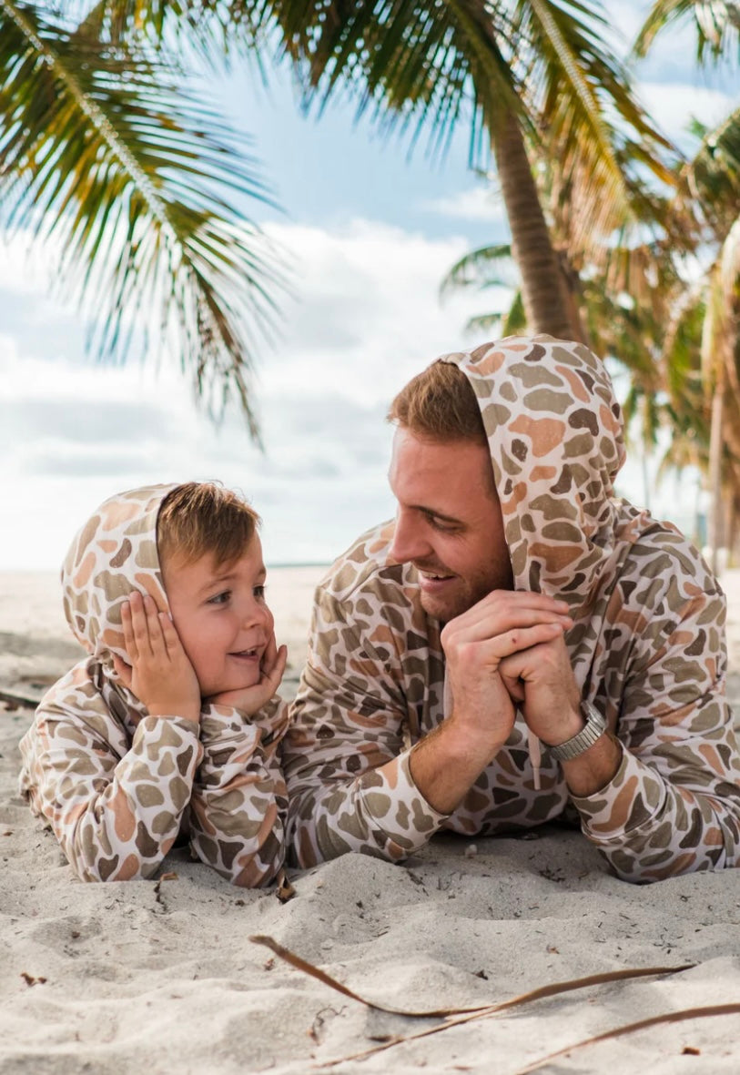 Venado Camo Youth Performance Hoodie With SPF 50 UV Protection Burlebo