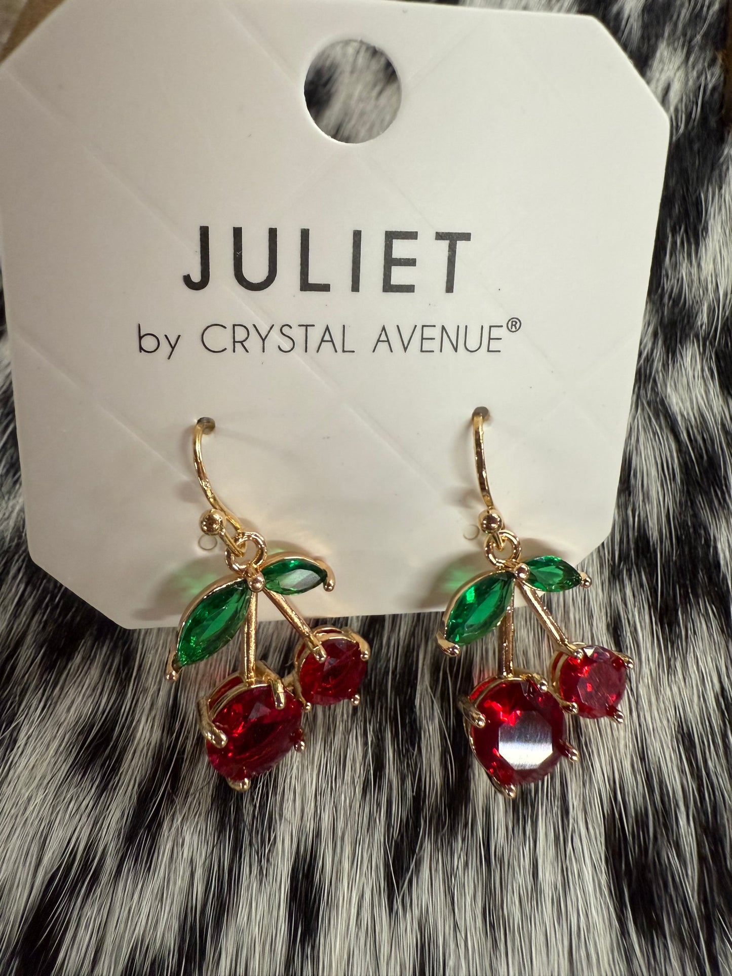 Cherry earrings by Juliet
