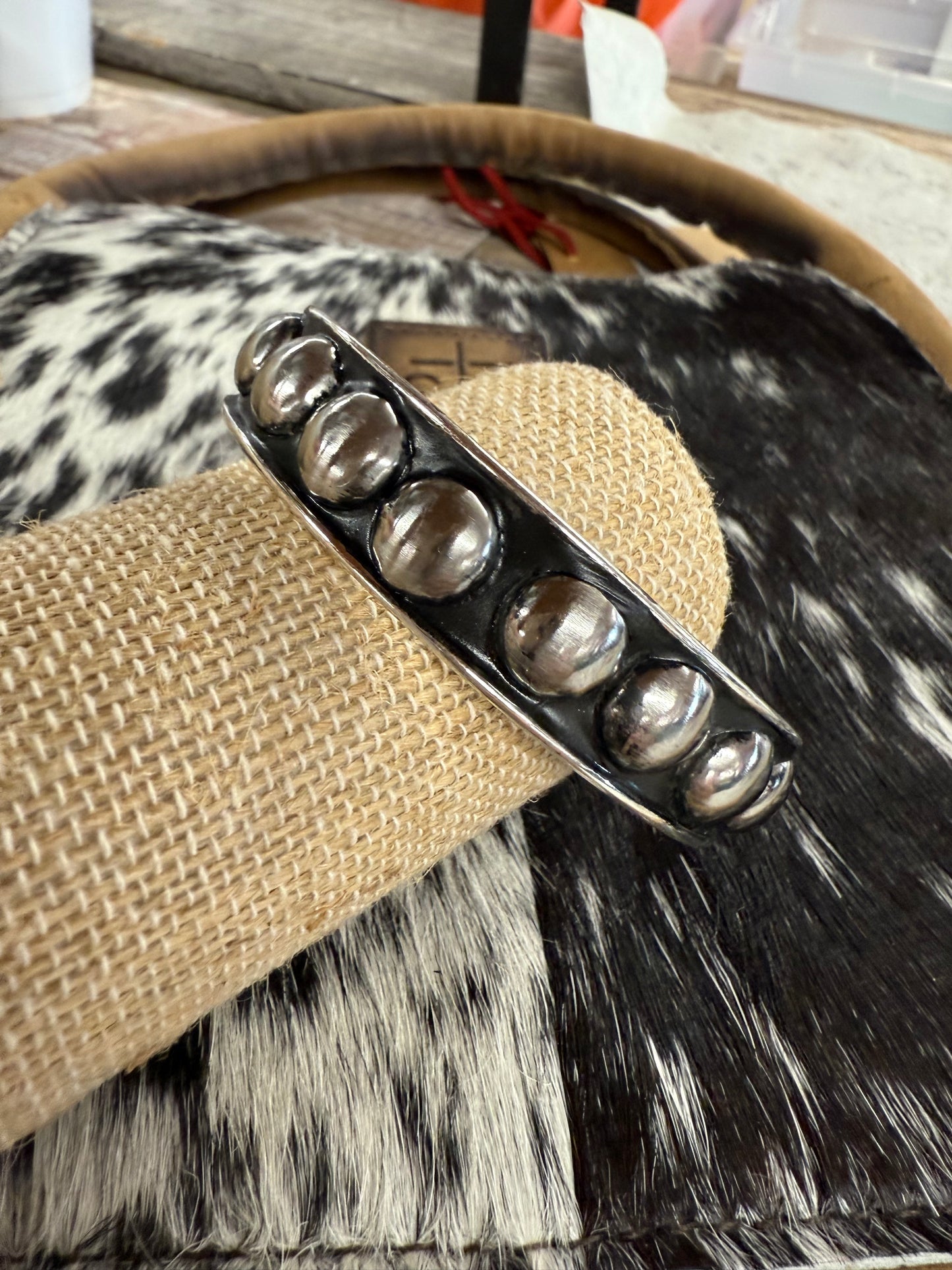 Gun Metal Drop Bracelets