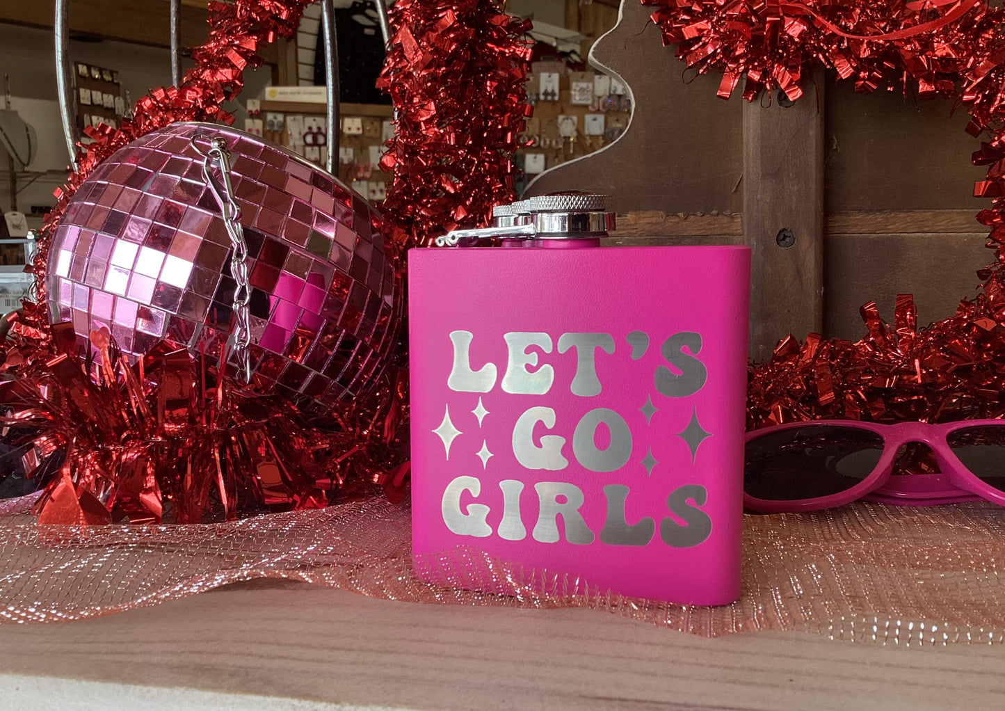 Let’s Go Girls Flask