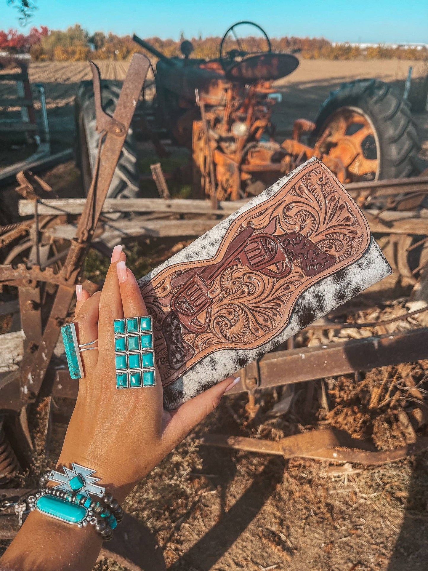 The Smoking Gun Cowhide Wallet a Haute Southern Hyde: Brown