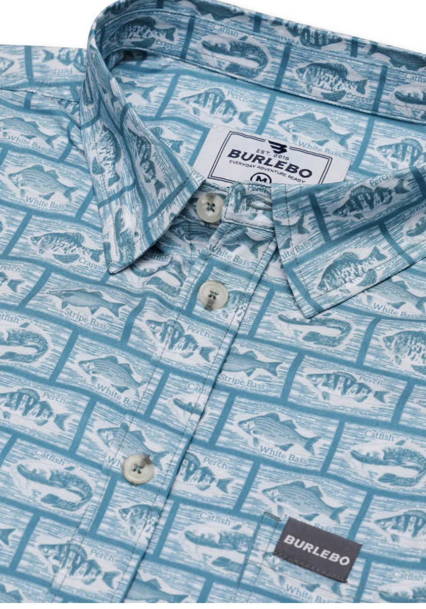 Anglers Choice Performance Button Up Burlebo