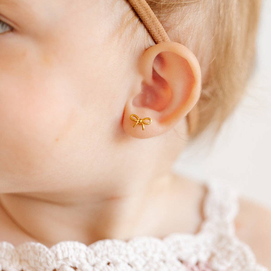 Bow Stud Earrings Pip Pop