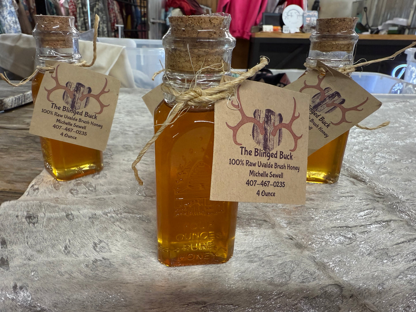 All Natural Uvalde Raw Honey 4 oz