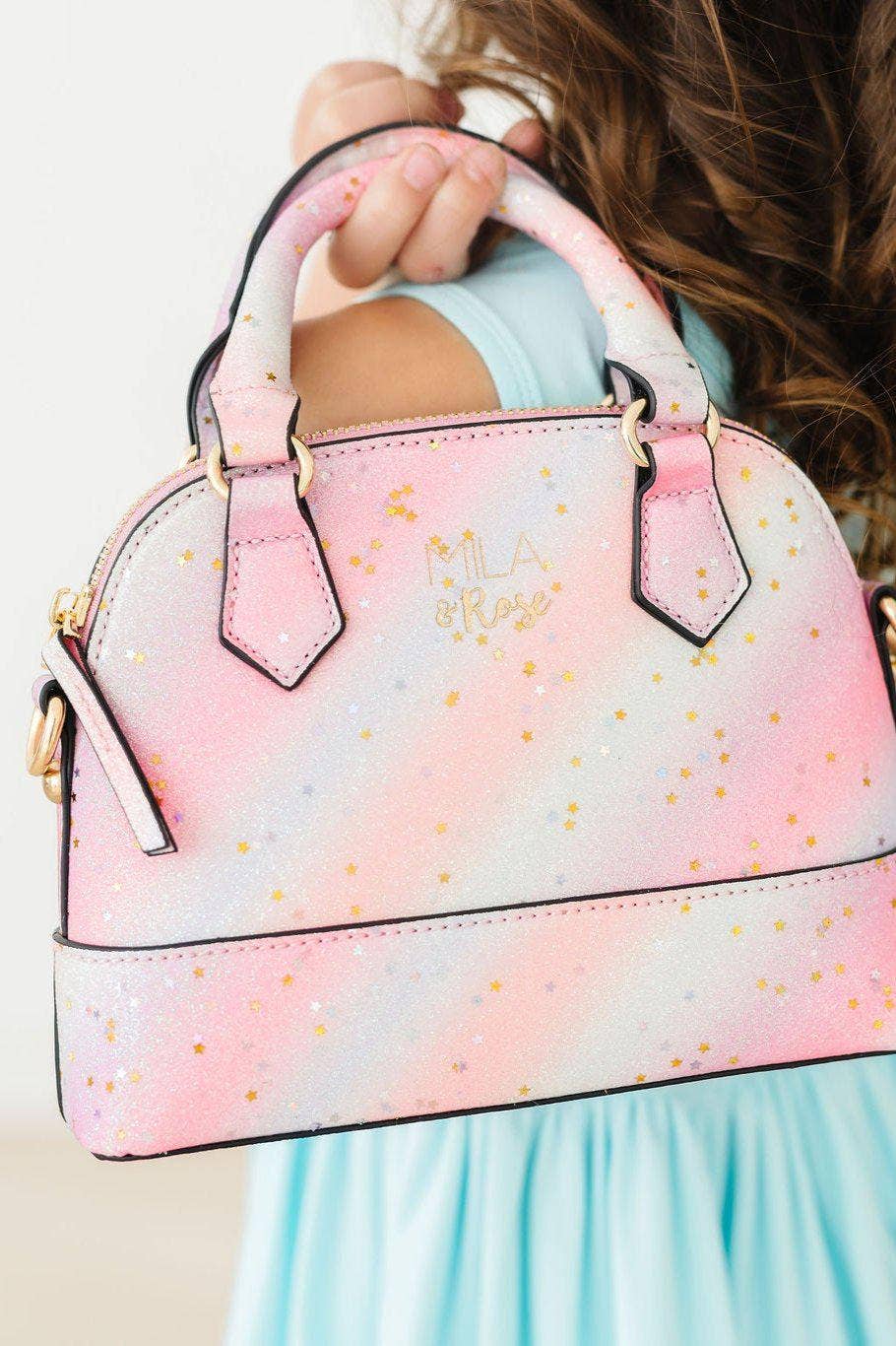 Princess Glitter Girl's Crossbody Purse Mila