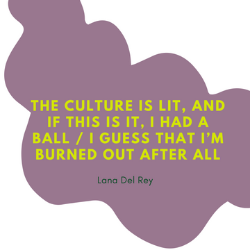 Lana Del Rey Altar Candle