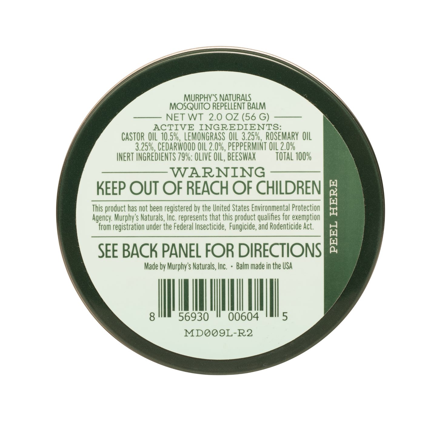Mosquito Repellent Balm Tins (2oz) - Display of 12
