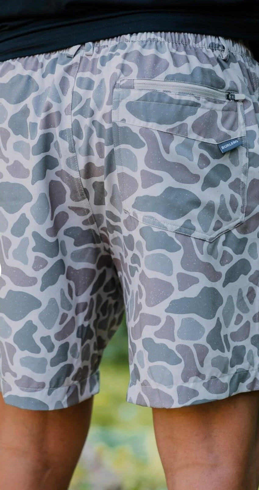 Everyday Short Classic Deer Camo Burlebo Grey Pocket