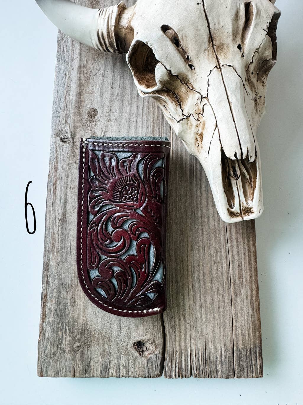 Leather Pocket Knife Sheath Genuine Leather Case Pocket: Boho Ranch