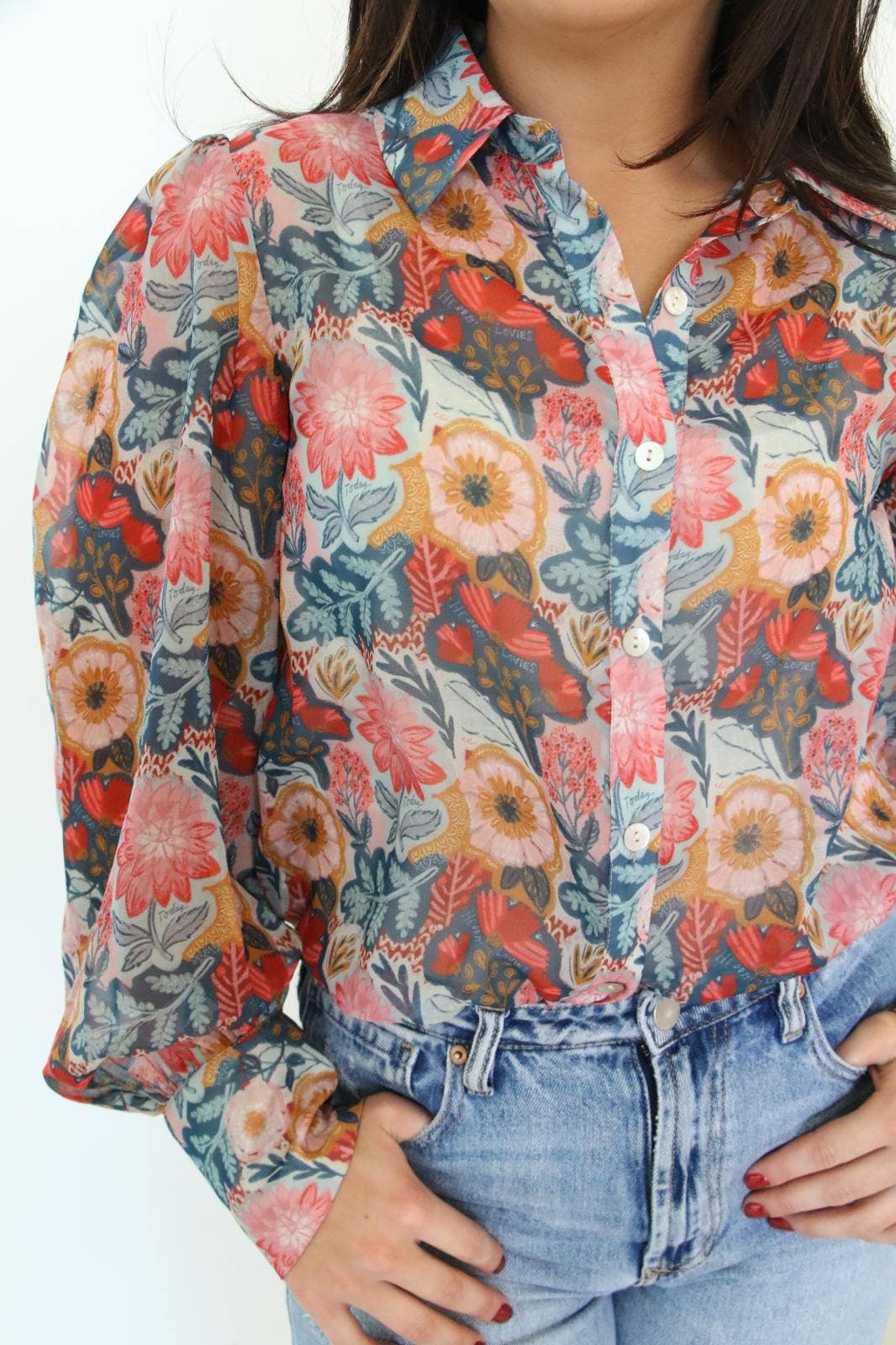 TH11 VINTAGE POPPIE BLOUSE (7 Piece)