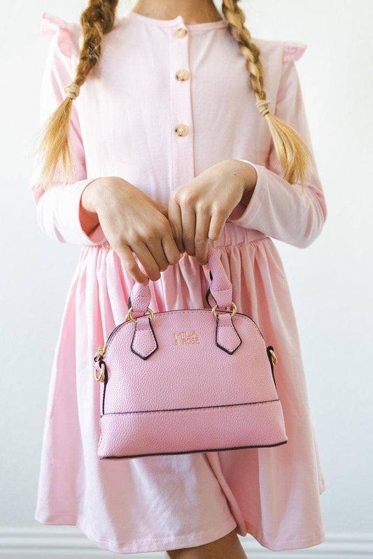 Bubblegum Pink Girl's Crossbody Purse Mila