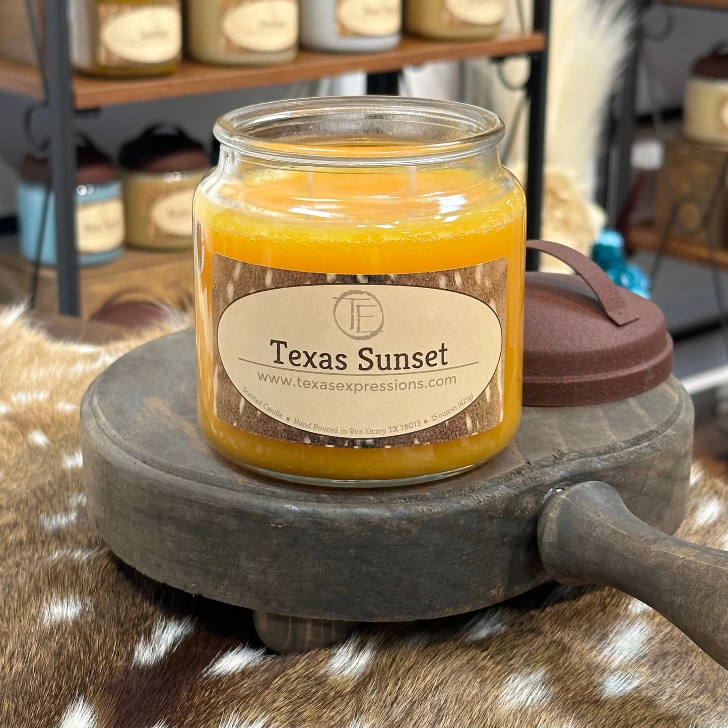 Texas Sunset Texas Expressions Candle 16 Oz