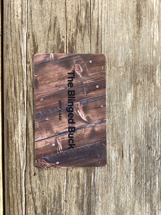 Blinged Buck Gift Card
