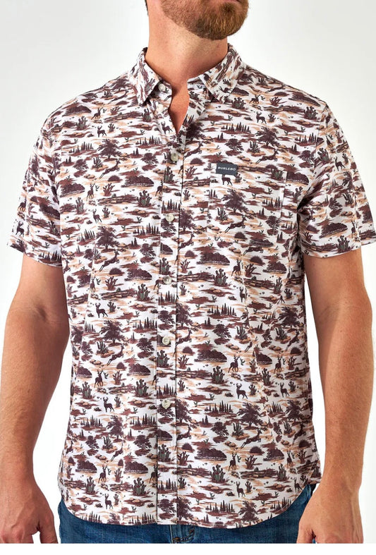 Brush Country Performance Button Up Shirt Burlebo