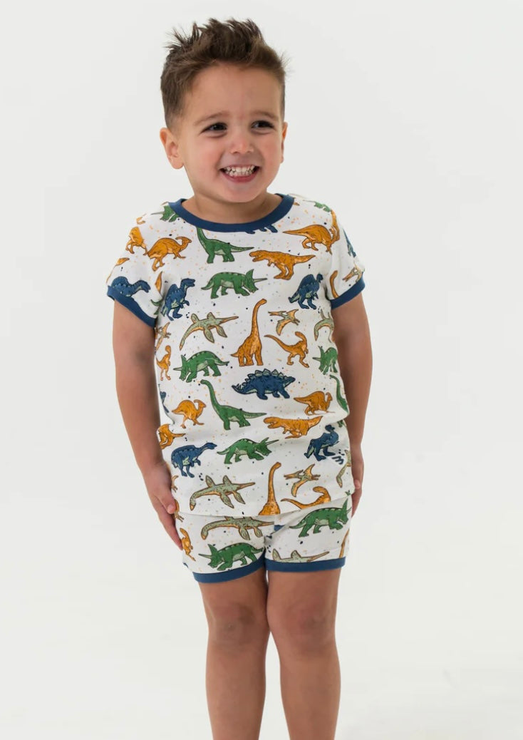 Dino-Mite Youth Pajama Shorts Set Burlebo