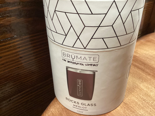 Brumate Rocks Glass-Merlot