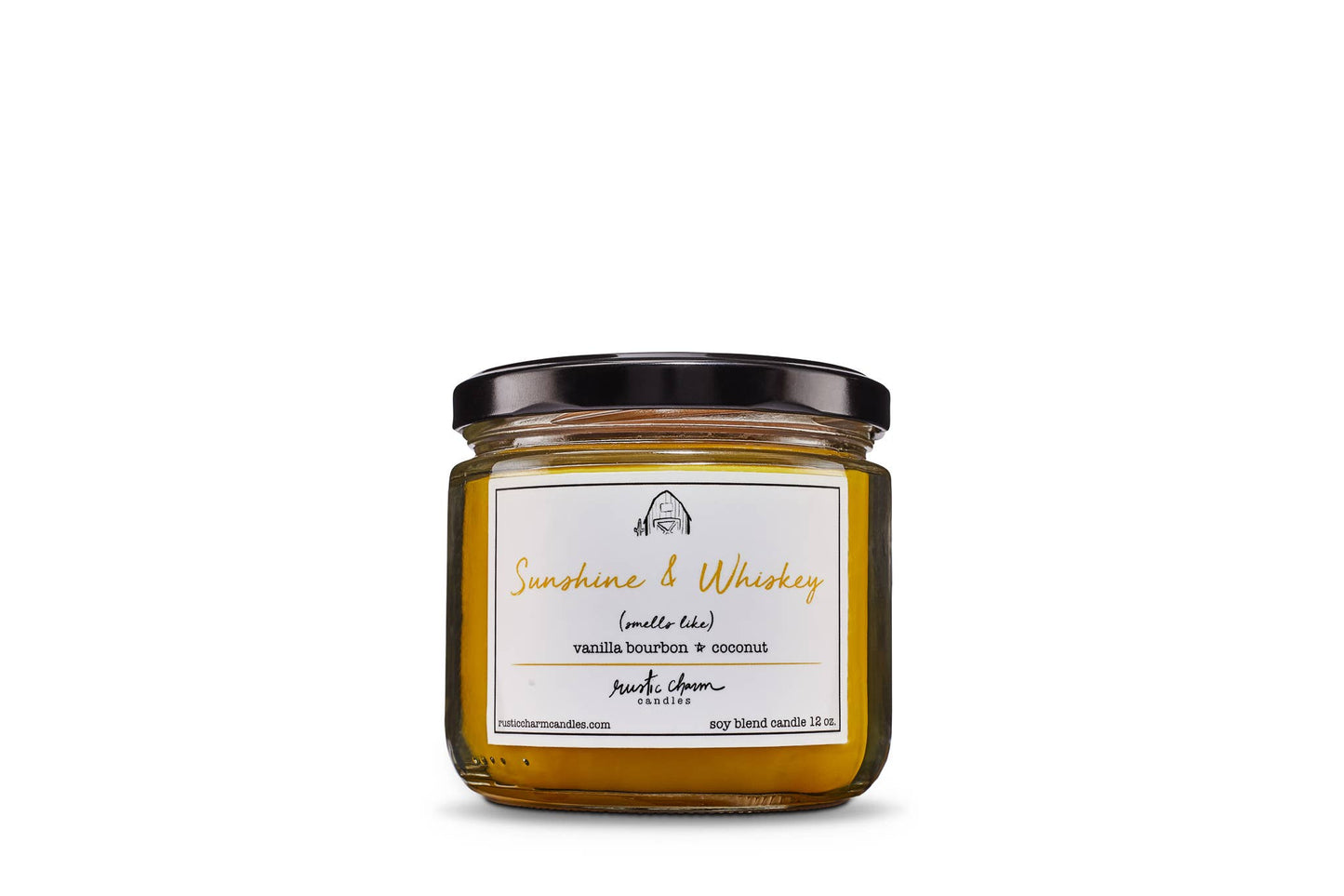 Sunshine & Whiskey Candle- rustic charm