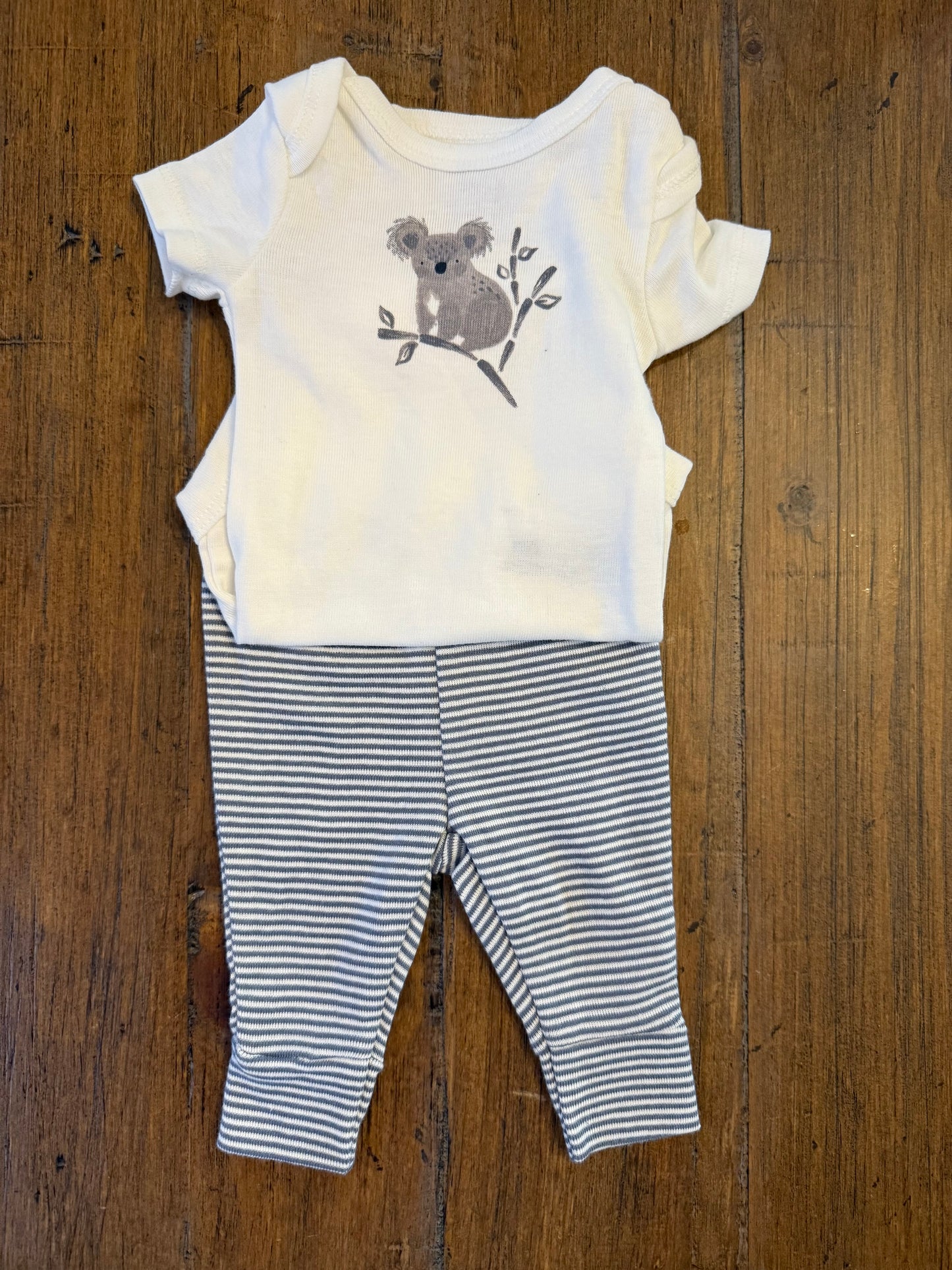 Koala Two Piece Carters Onesie and pants outfit