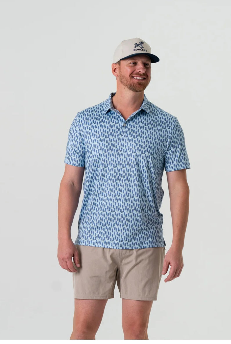 Bluebonnets Performance Polo Burlebo