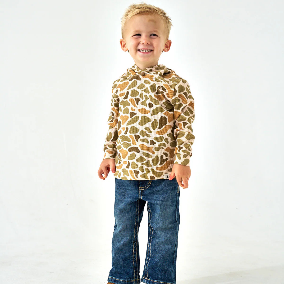 Venado Camo Youth Thermal Hoodie Burlebo Tx