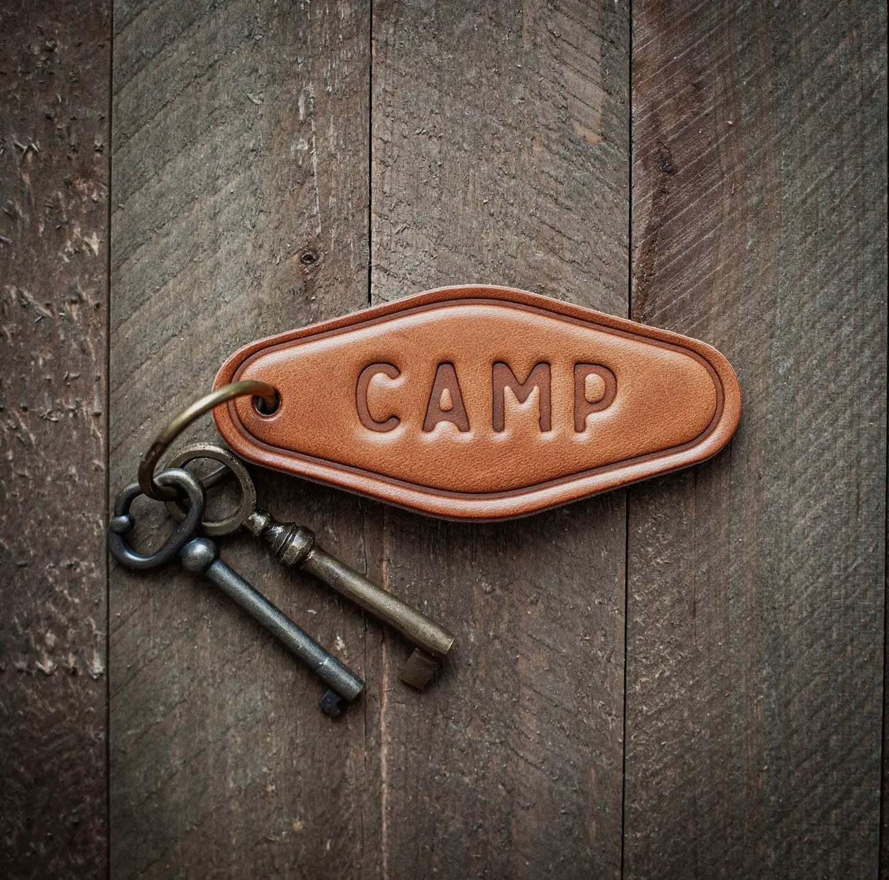 Leather Western Keychain Motel Style Sugarhouse