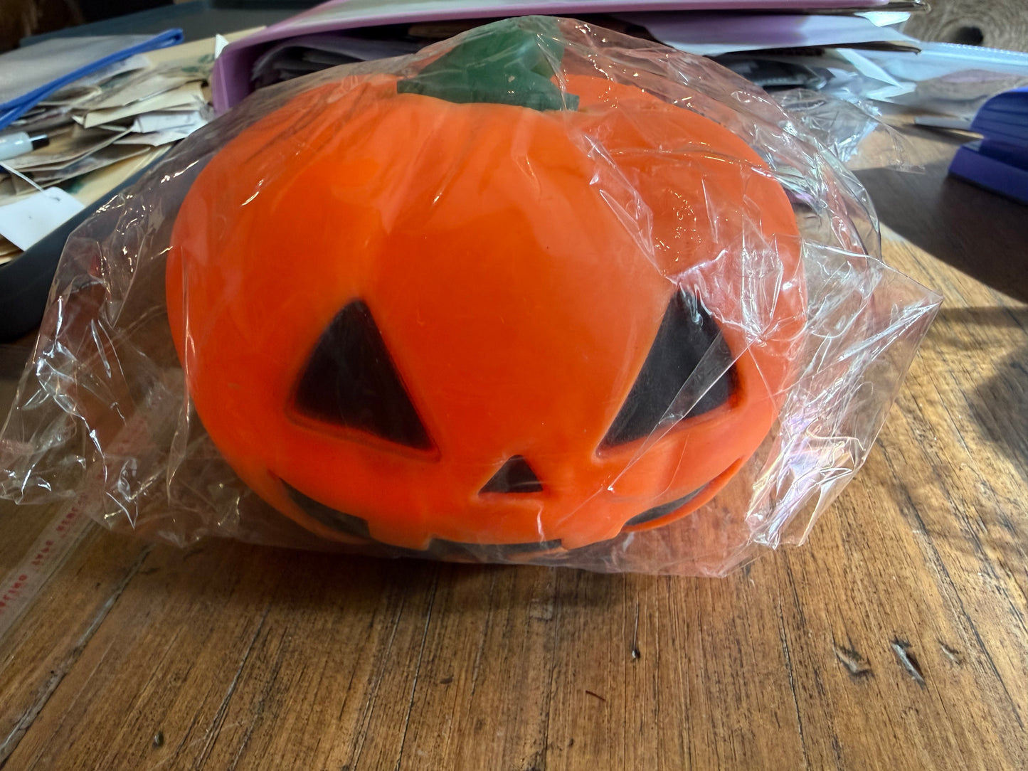 Jumbo Jack-o’-lantern Squishy Toy