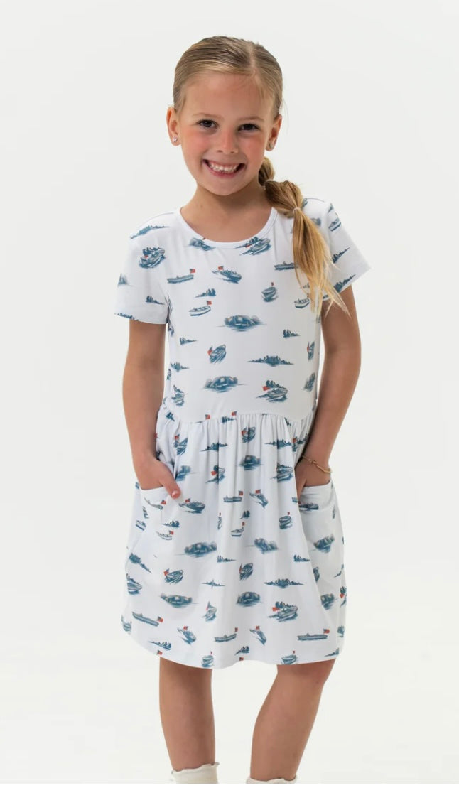 Lake Weekend Youth Moxie Dress Burlebo