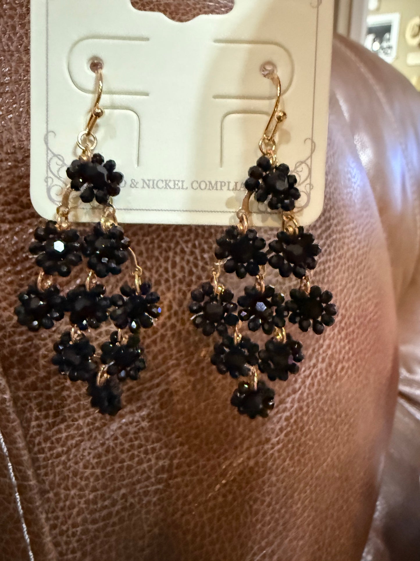 Tiered Flower Earrings
