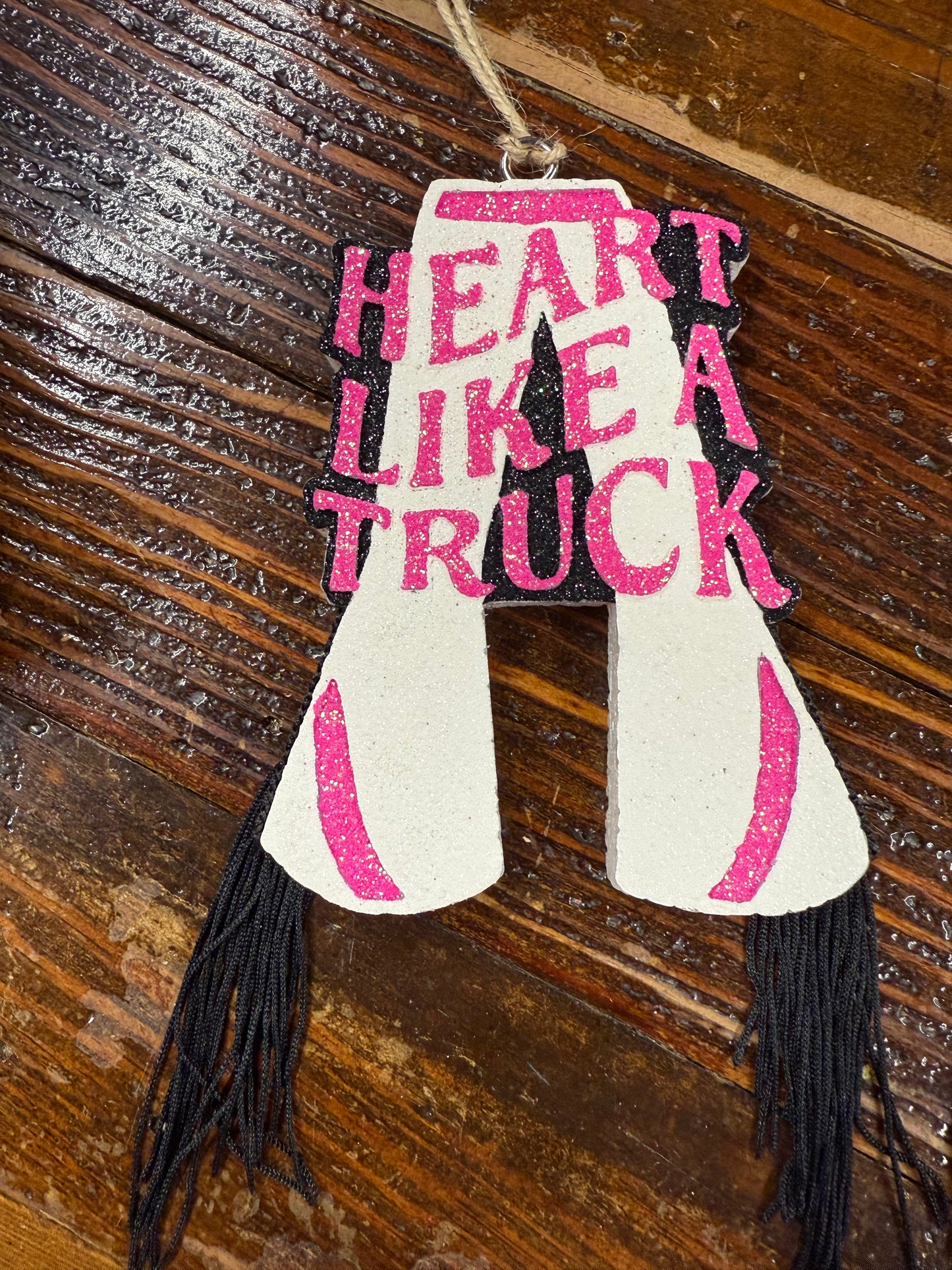 Heart Like A Truck Car Freshie: Sassy Fras