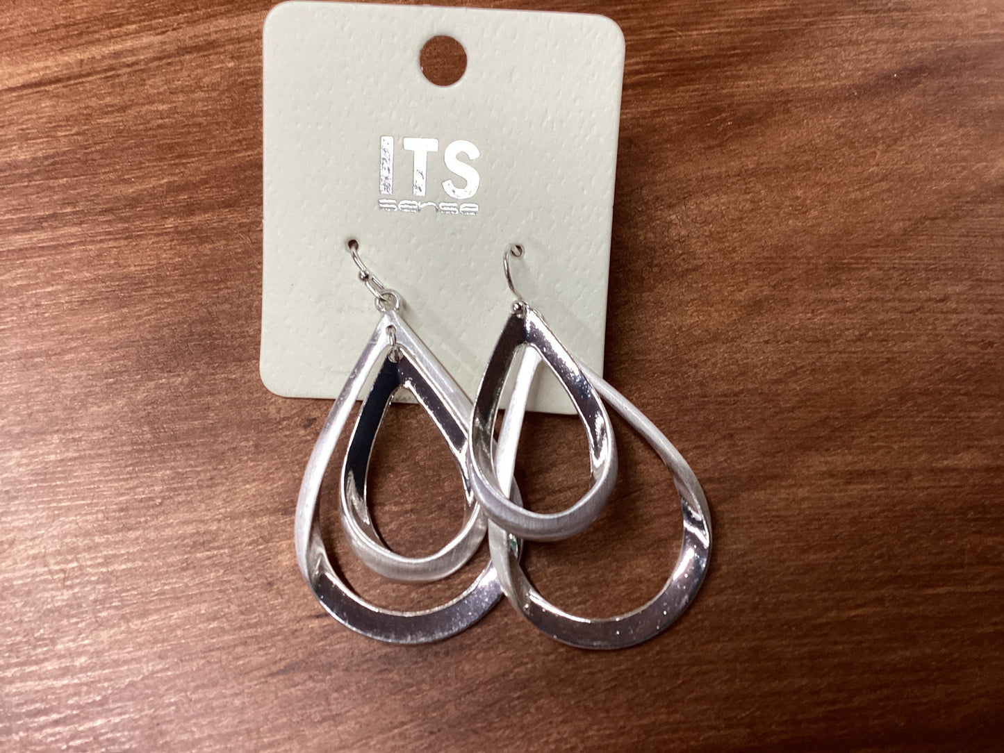 IT’S Sense 2 silver teardrop earrings